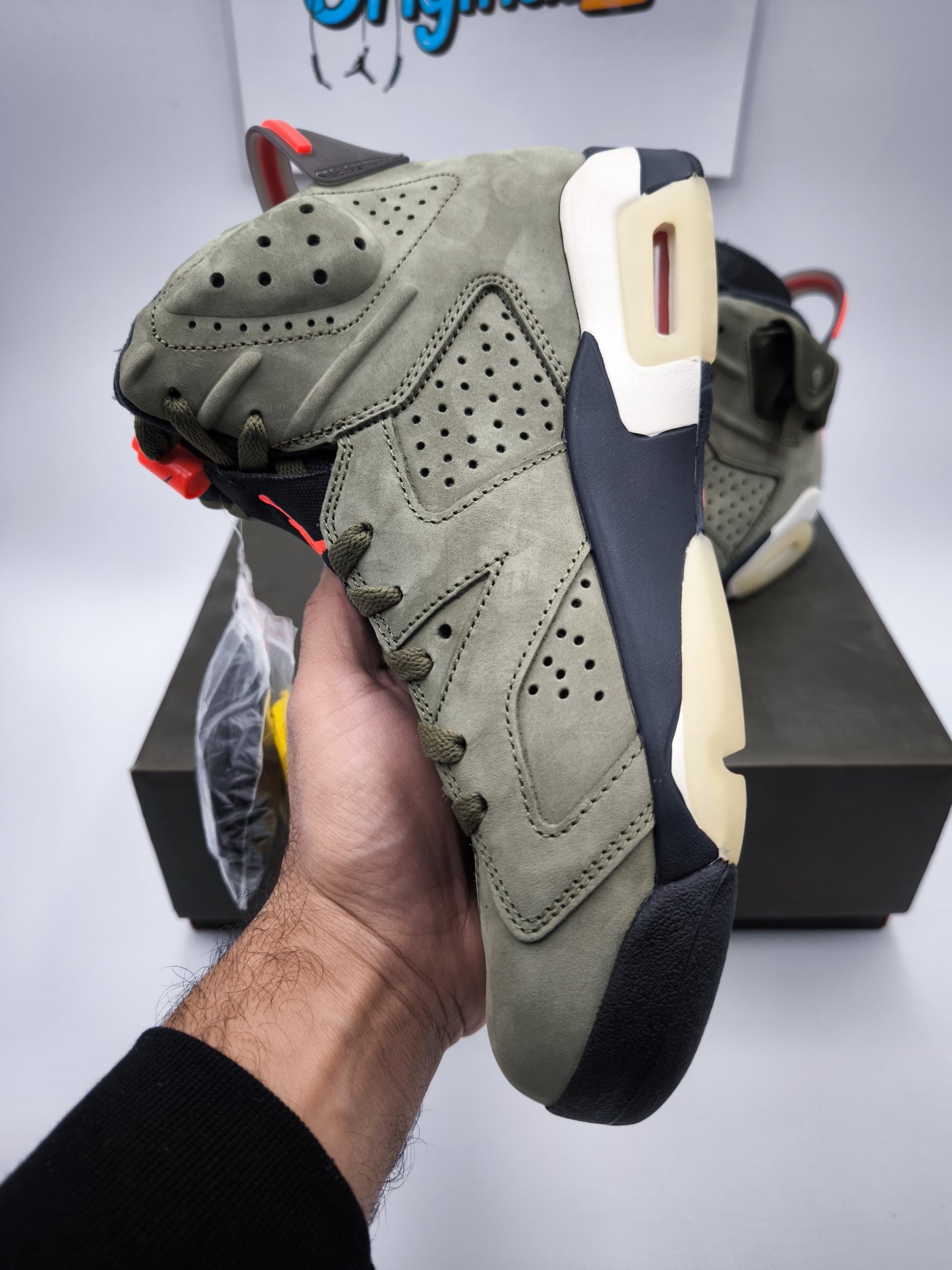 AJ 6 X Travis Scott Olive (GID)