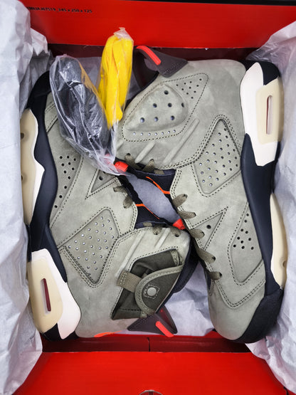 AJ 6 X Travis Scott Olive (GID)